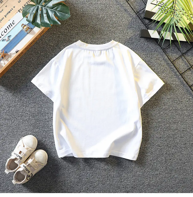Red 2026 Kids T-Shirt Short Sleeve Cartoon Print — feature 8