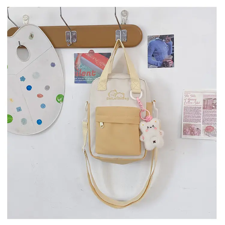 Cute Bear Design Shoulder Bag for Girls - Image 2
