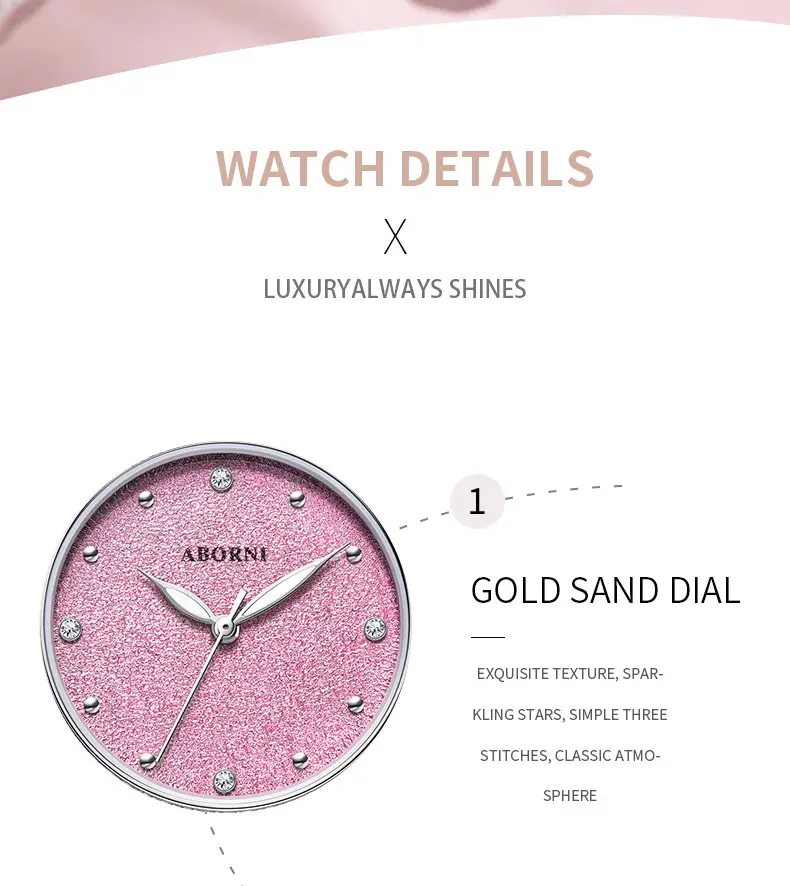 Asian Platinum Women's Watch with Luminous Diamond Band — feature 24
