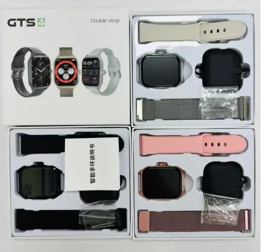 Huaqiang GTS4 Smart Watch Double Strap Large Screen — feature 1