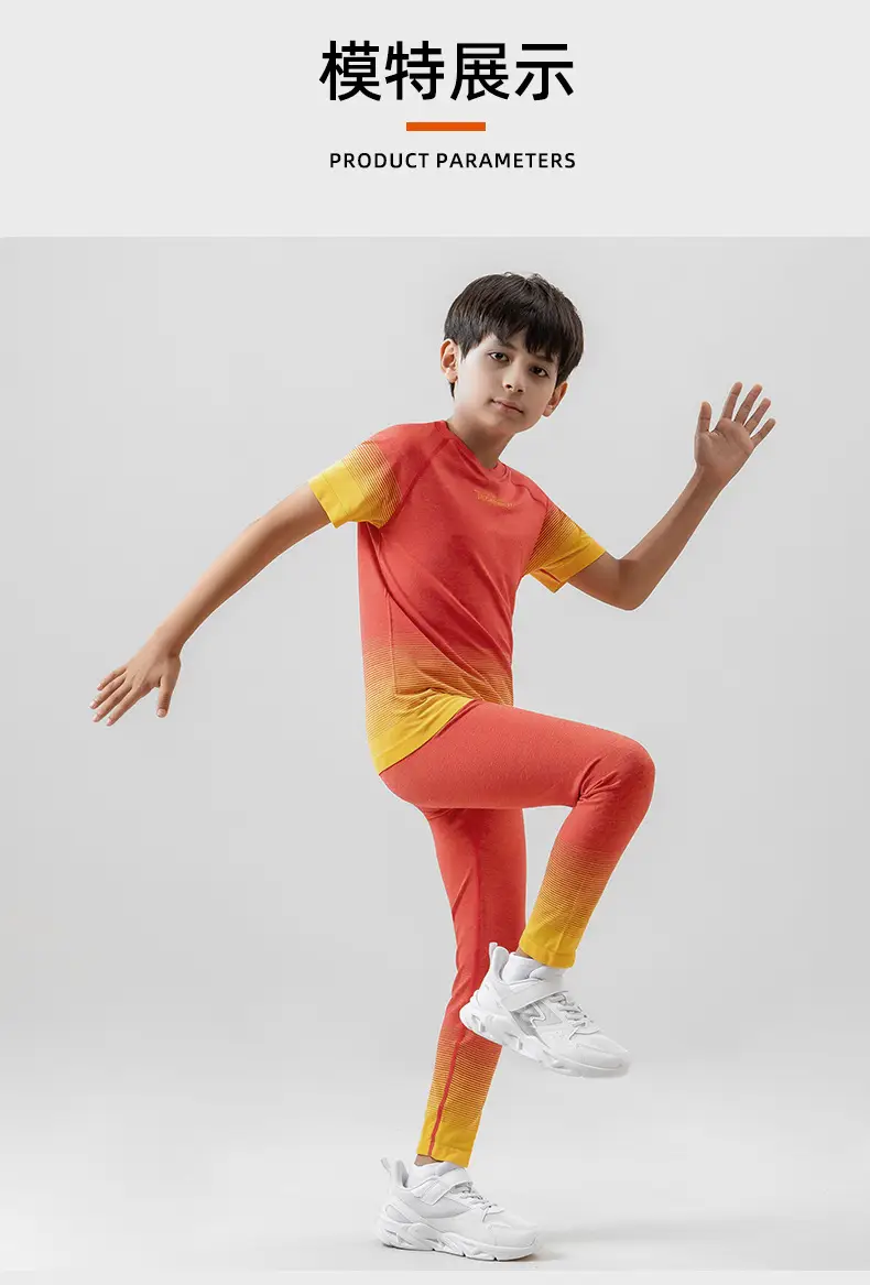 New Kids Rainbow T-Shirt Suit Moisture Absorbent Quick Dry — feature 15