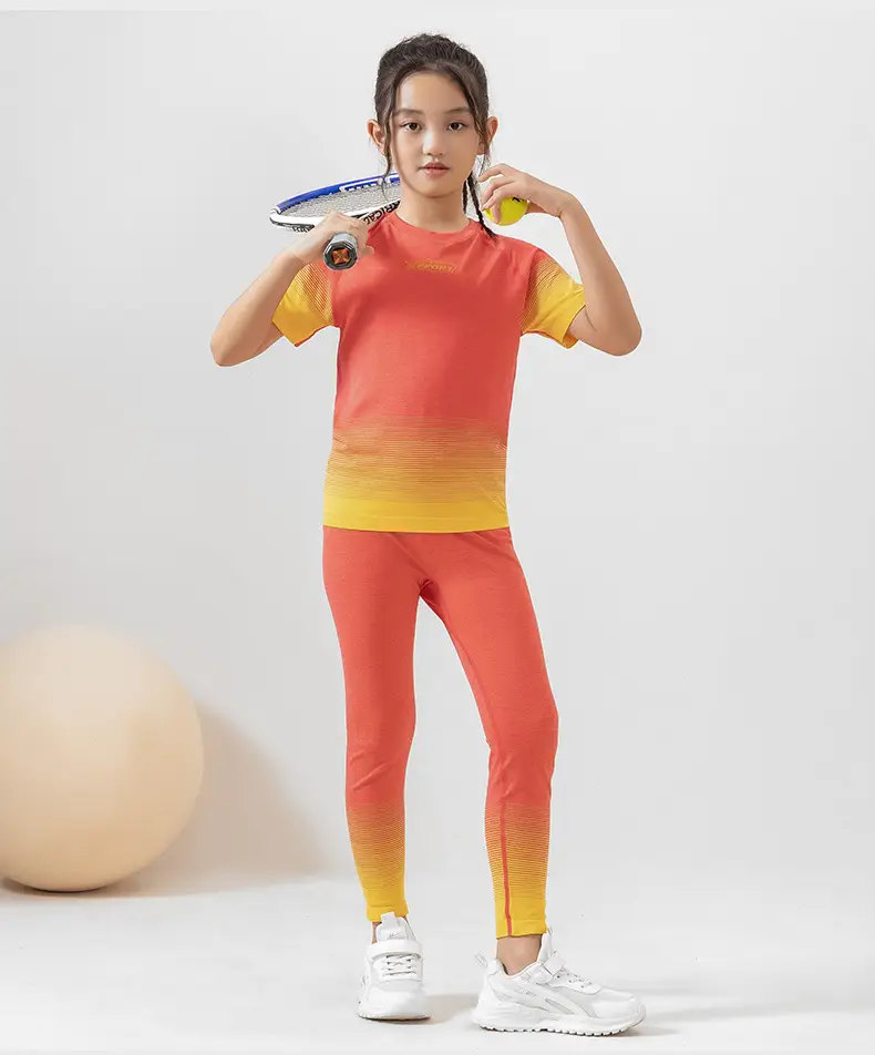 New Kids Rainbow T-Shirt Suit Moisture Absorbent Quick Dry — feature 17
