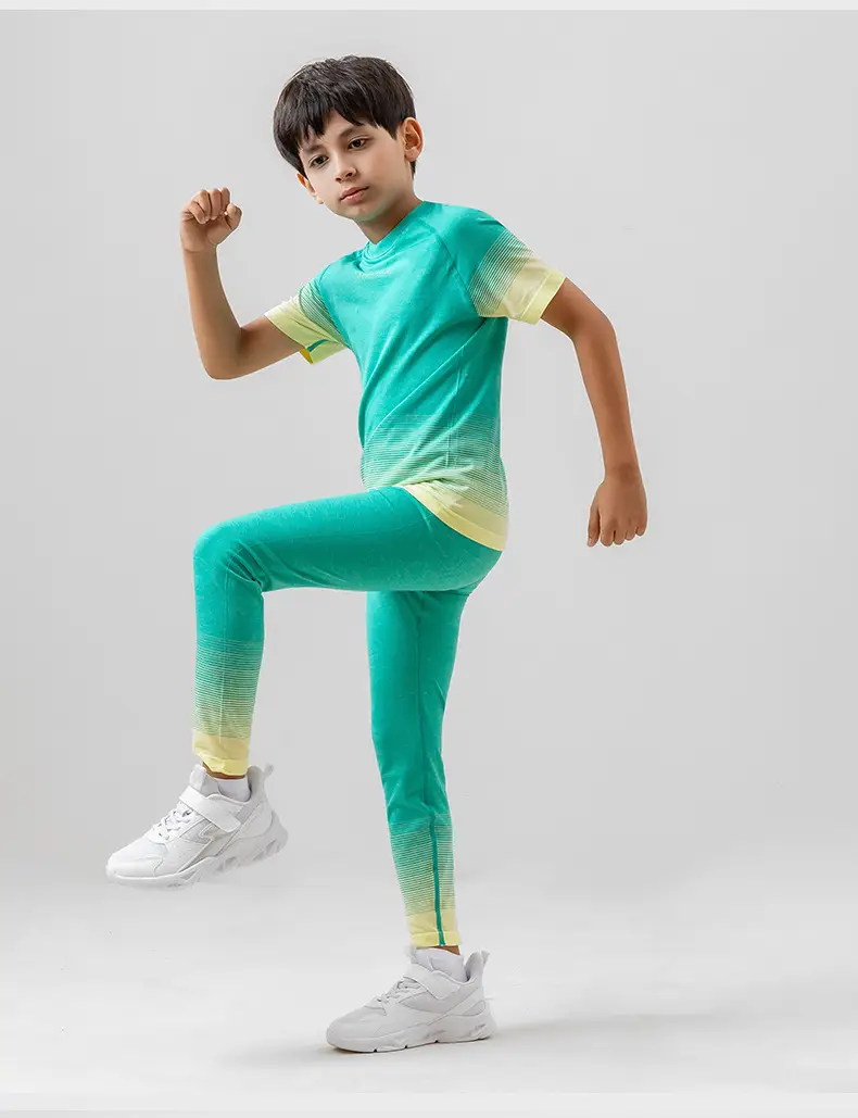 New Kids Rainbow T-Shirt Suit Moisture Absorbent Quick Dry — feature 20