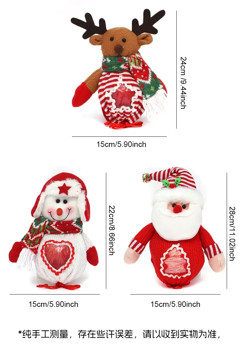 Christmas Apple Bag with Faux Fur Handle — feature 5