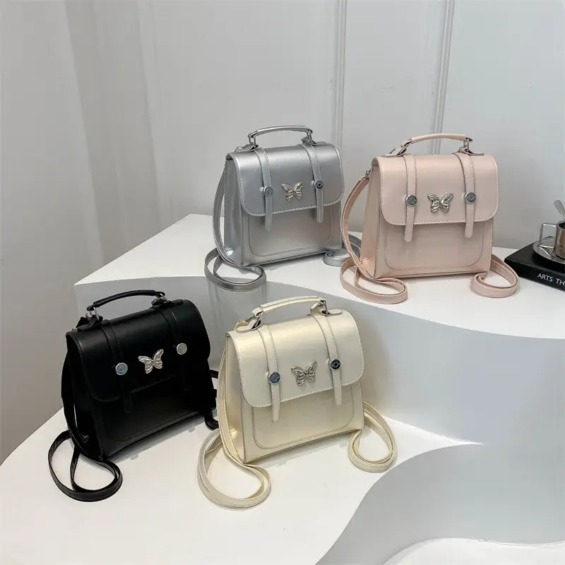 Black Butterfly Crossbody Bag for Women