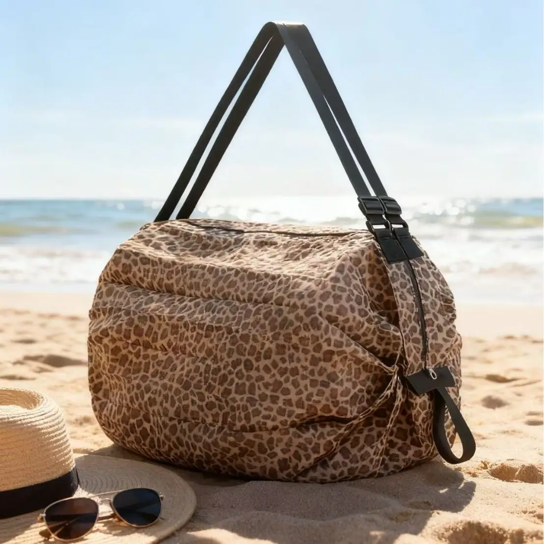 Japanese Camo Folding Shopping Bag Extra Large Single Shoulder - Image 12