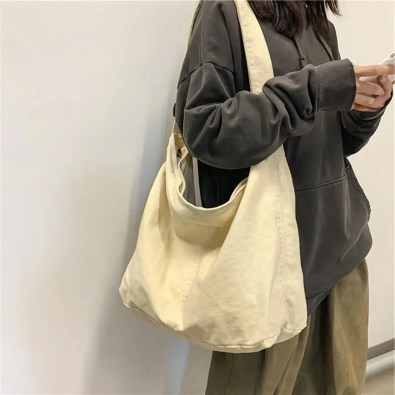 Red Canvas Crossbody Bag for College Students - Image 5