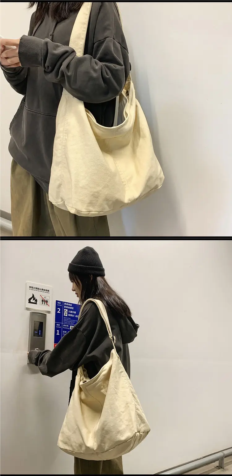 Red Canvas Crossbody Bag for College Students — feature 17
