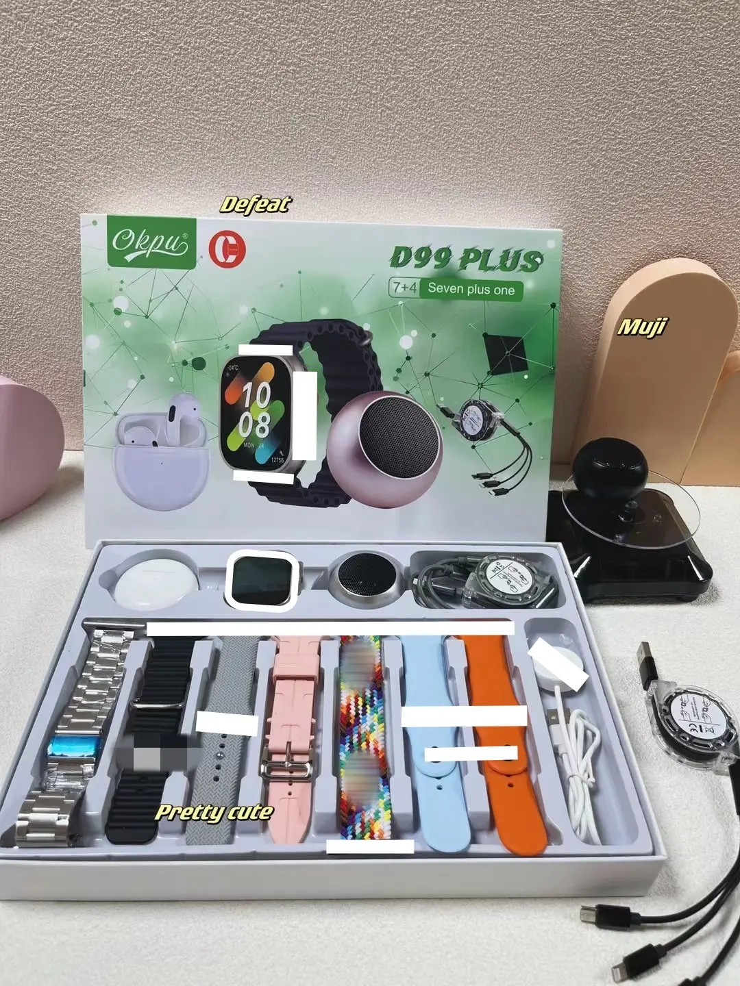 D99 Plus Smart Watch Men Multifunctional Long Battery - Image 2