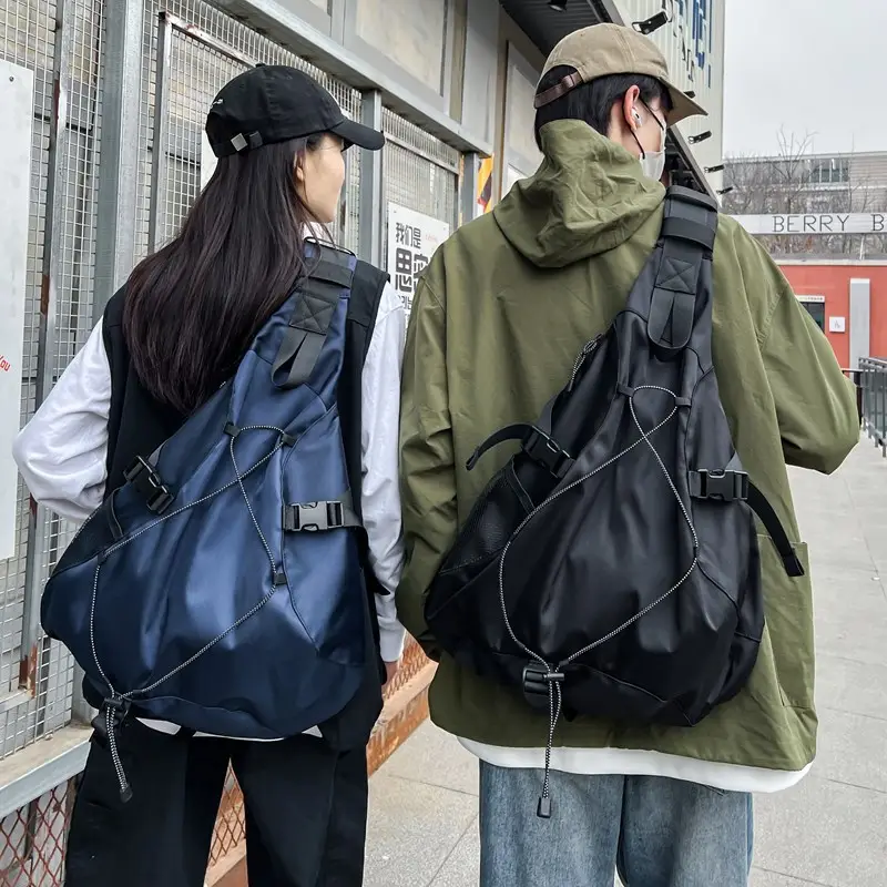 Men Women Crossbody Bag Large Capacity Tooling Fashion
