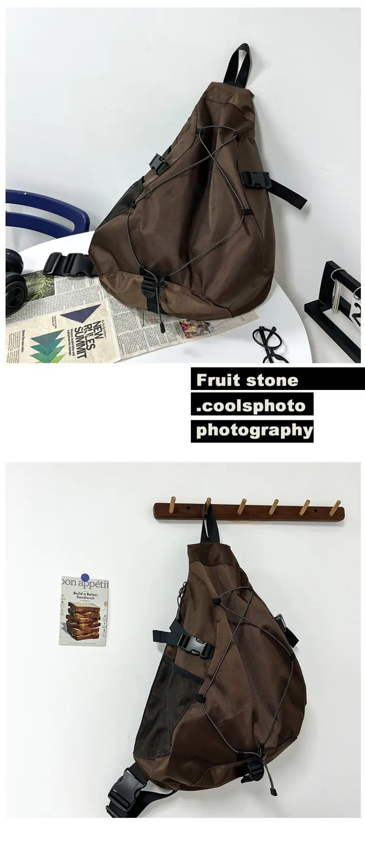 Men Women Crossbody Bag Large Capacity Tooling Fashion — feature 13