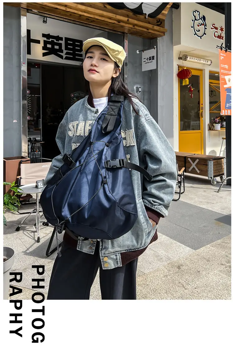 Men Women Crossbody Bag Large Capacity Tooling Fashion — feature 4