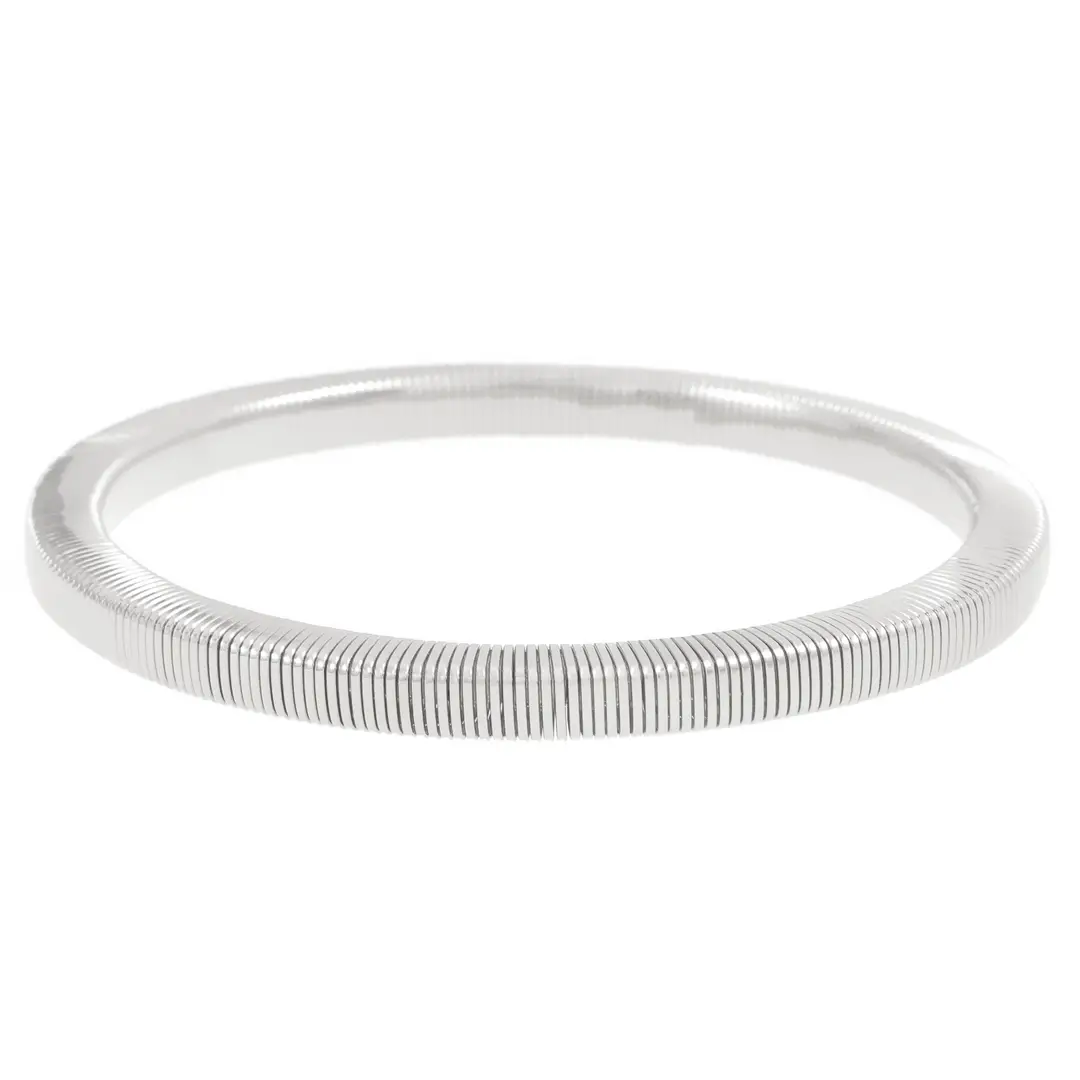 European and American Exaggerated Personality Wide-brimmed Spring Bracelet Women's Spiral Stripe Geometric Snake Chain Bracelet Cross-border Jewelry