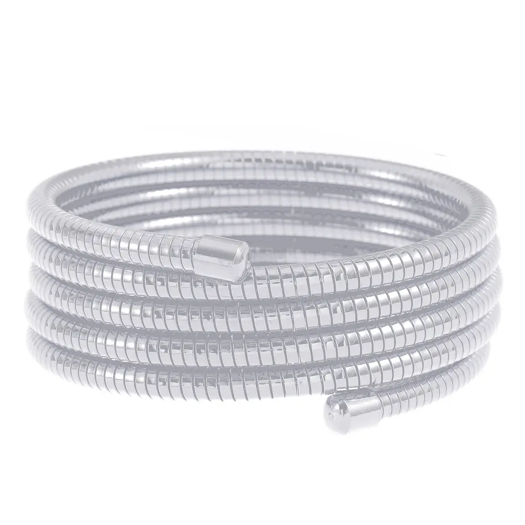 European and American Exaggerated Personality Wide-brimmed Spring Bracelet Women's Spiral Stripe Geometric Snake Chain Bracelet Cross-border Jewelry