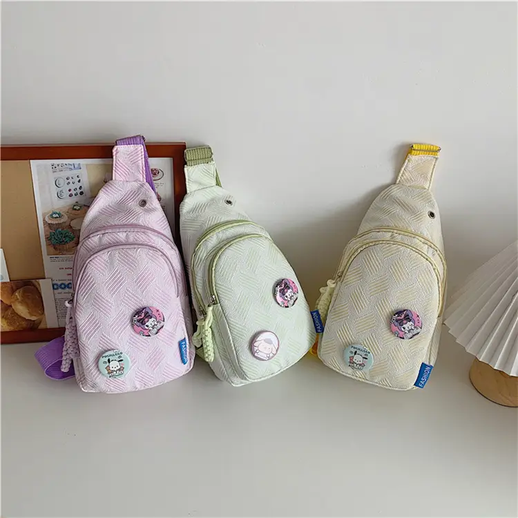 Sweet Pink Crossbody Bag for Girls College Style - Image 8