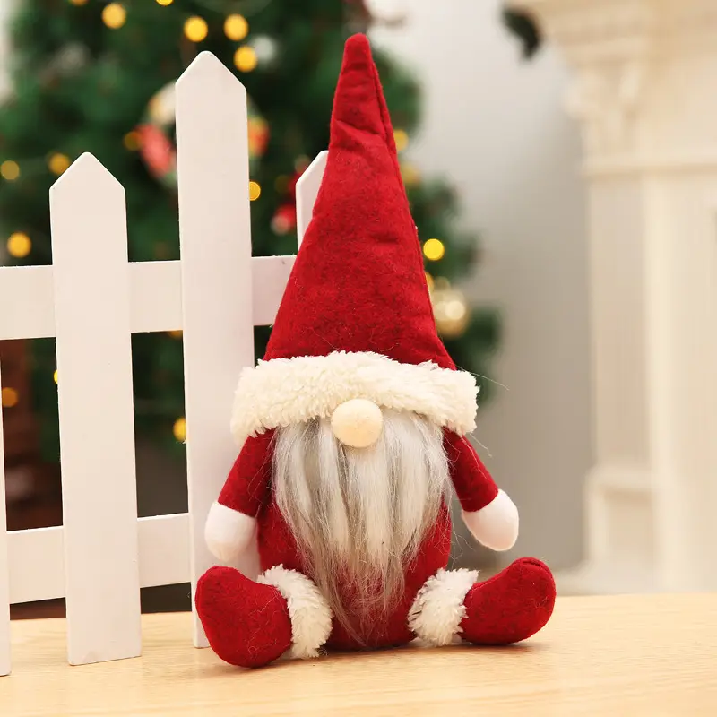 Santa Claus Faceless Elf Doll for Christmas Window Decor — feature 6