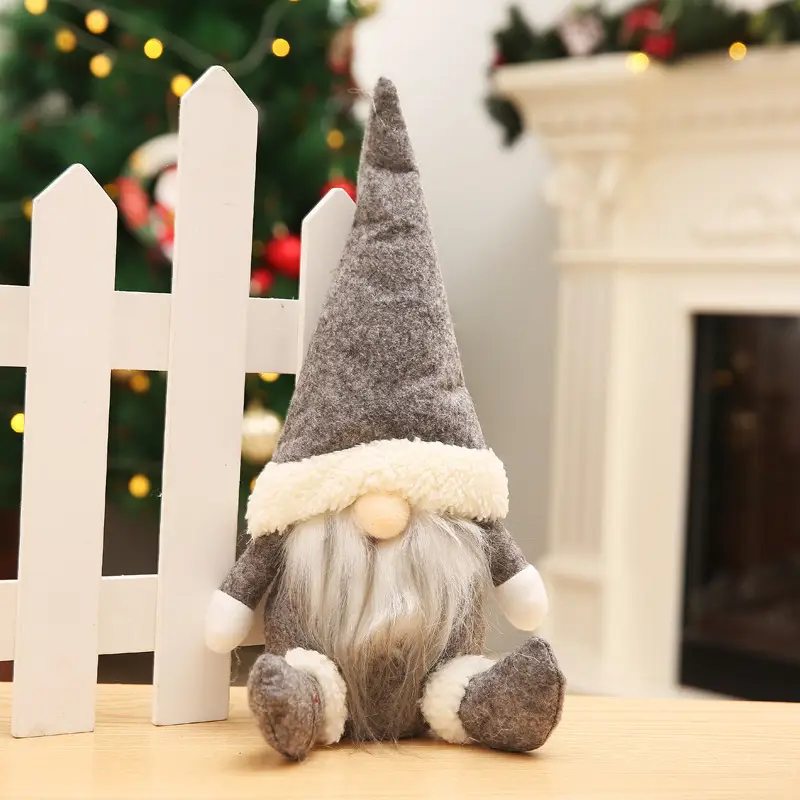 Santa Claus Faceless Elf Doll for Christmas Window Decor — feature 8