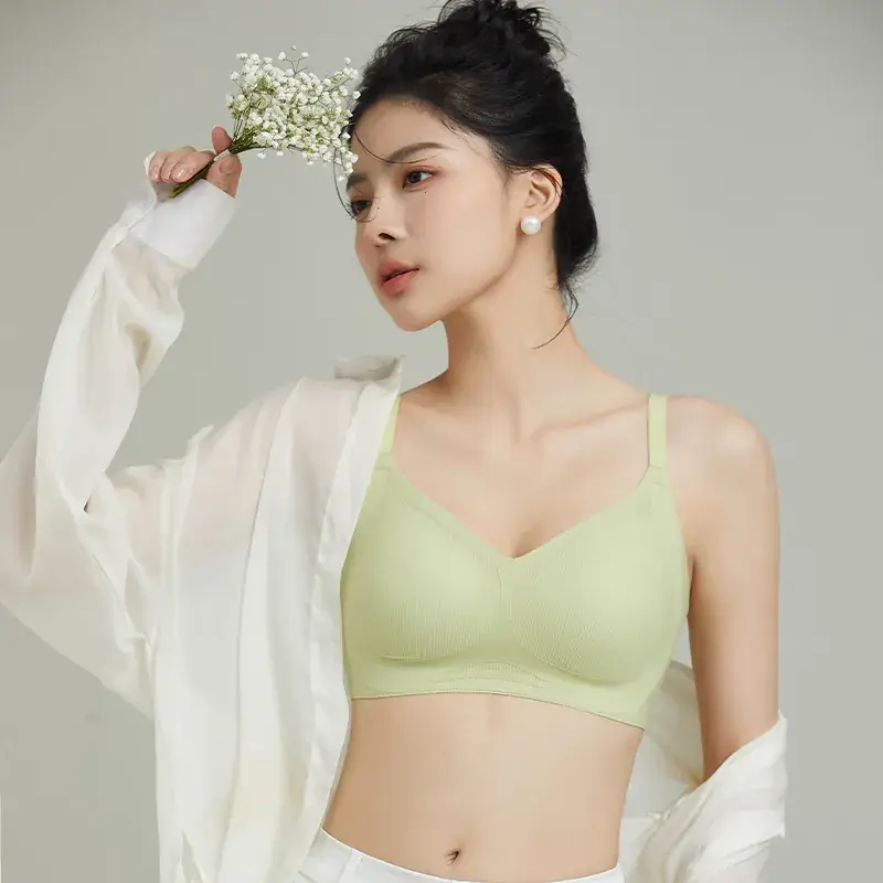 Honeycomb Pull-Up Bra for Women, Non-Steel Ring, Breathable, Summer - Image 10