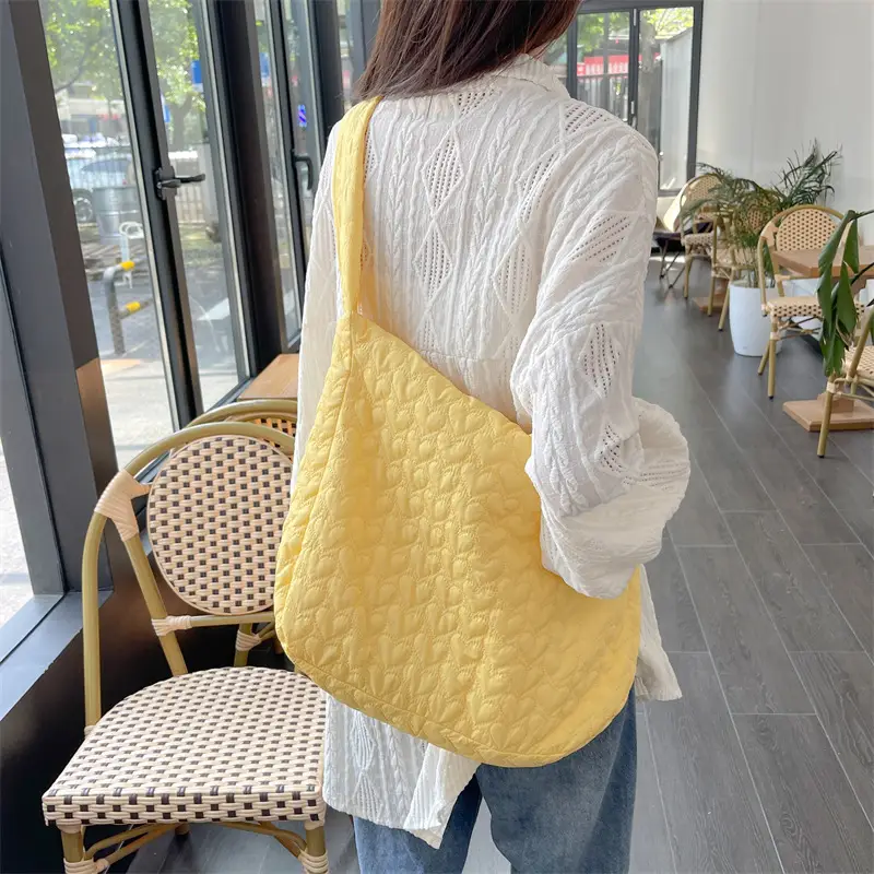 Japanese Quilted Heart Cotton Crossbody Bag for Women — feature 31