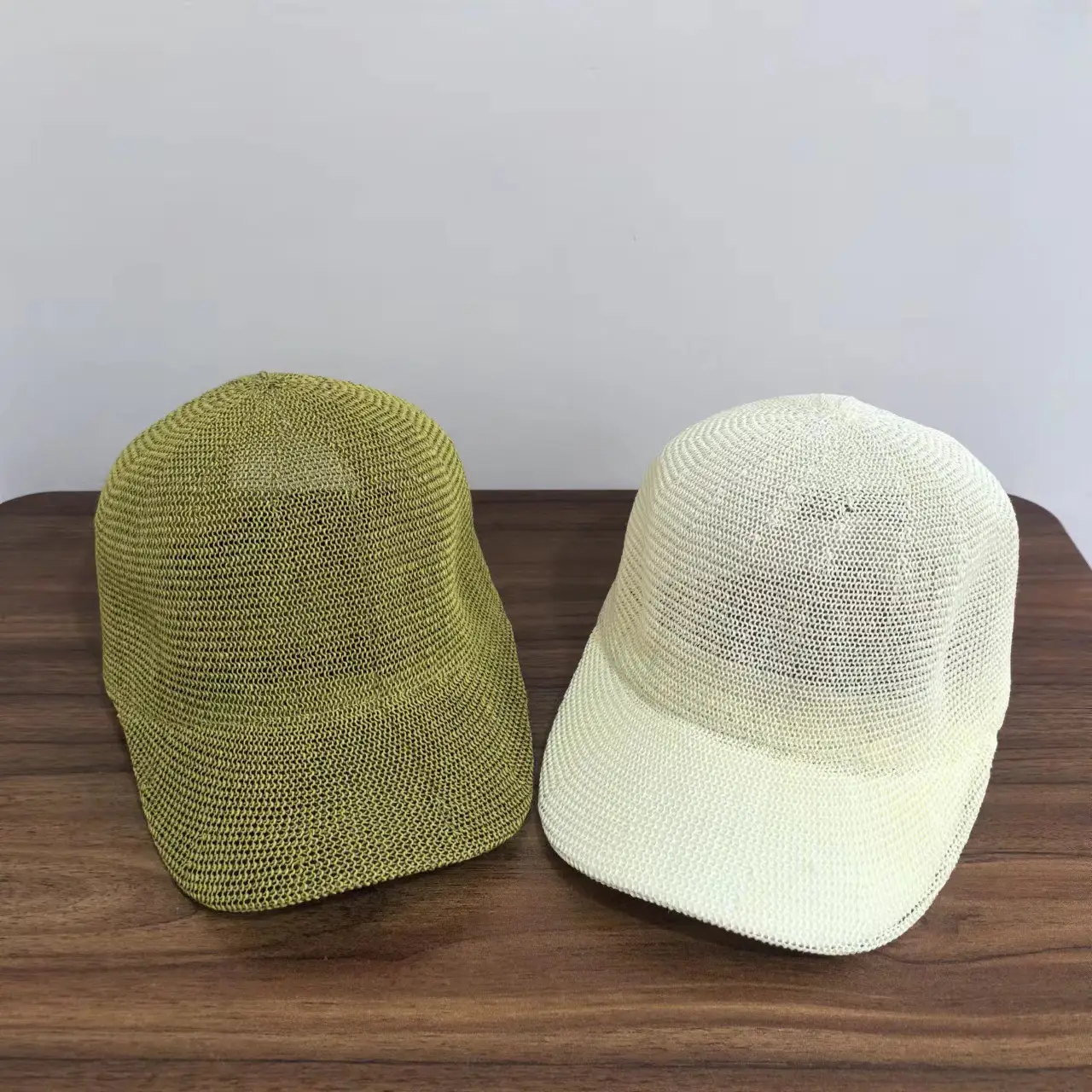 Men Women Sunscreen Cap Straw White Black - Image 8