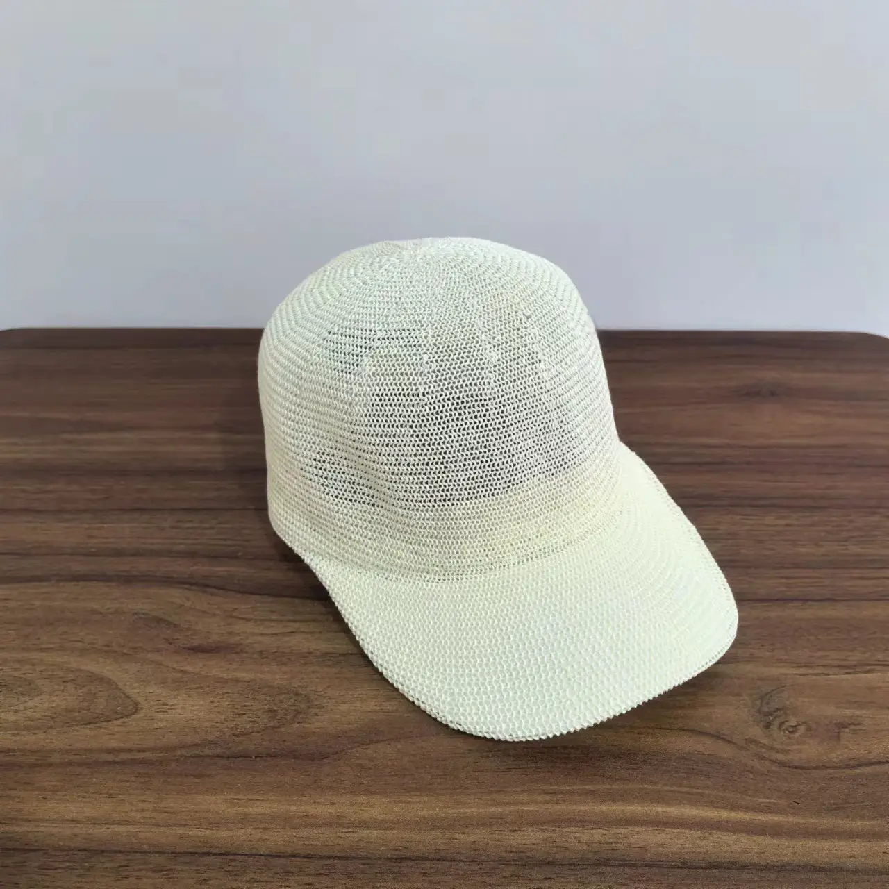 Men Women Sunscreen Cap Straw White Black - Image 2