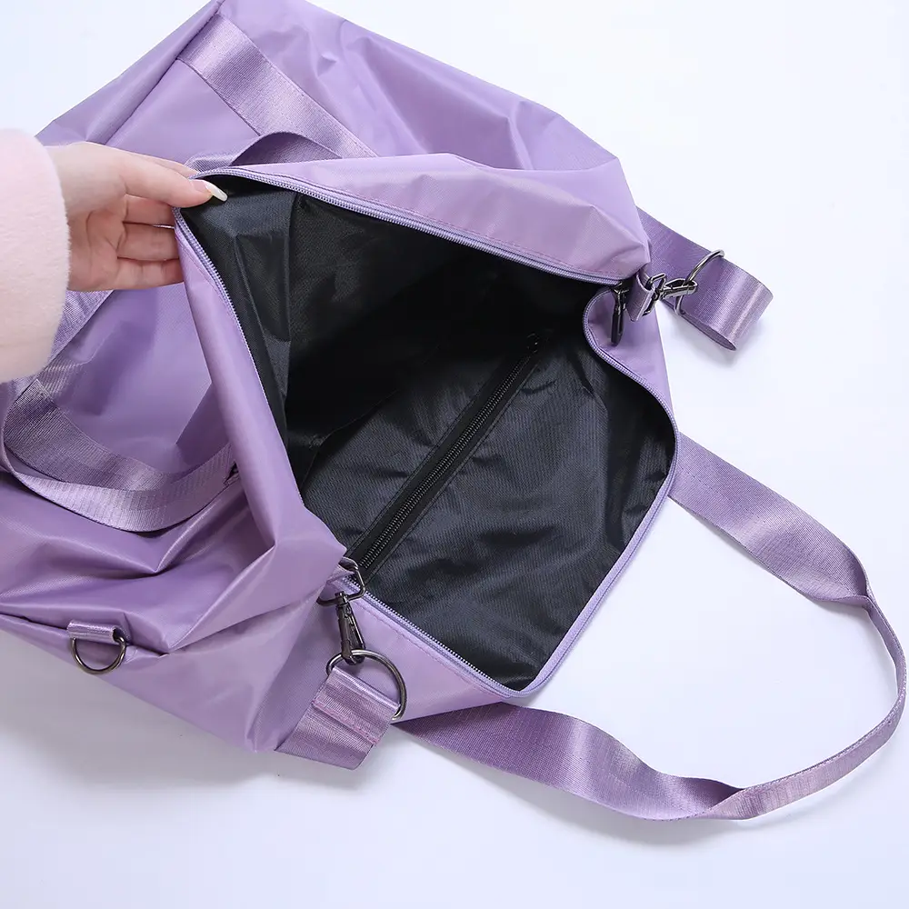 Pink Travel Tote Bag with Large Capacity & Trolley Handle — feature 18