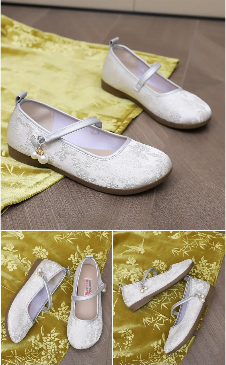 New Chinoiserie National Style Flats Shoes for Women, Comfortable Soft Sole Shallow Mouth Mary Jane Shoes, Ancient Style Han Dynasty Shoes, Old Beijing Cloth Shoes — feature 28
