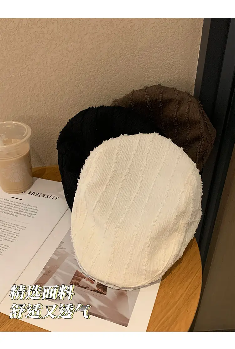 Japanese Style White Lace Beret for Women Spring Summer — feature 11