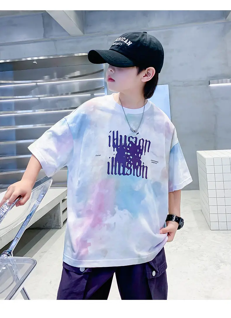 Boys Tie-Dye Ice Feel T-Shirt 2026 — feature 14