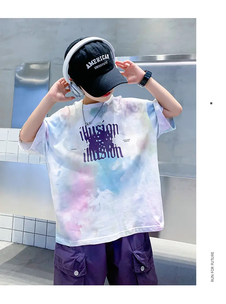Boys Tie-Dye Ice Feel T-Shirt 2026 — feature 15