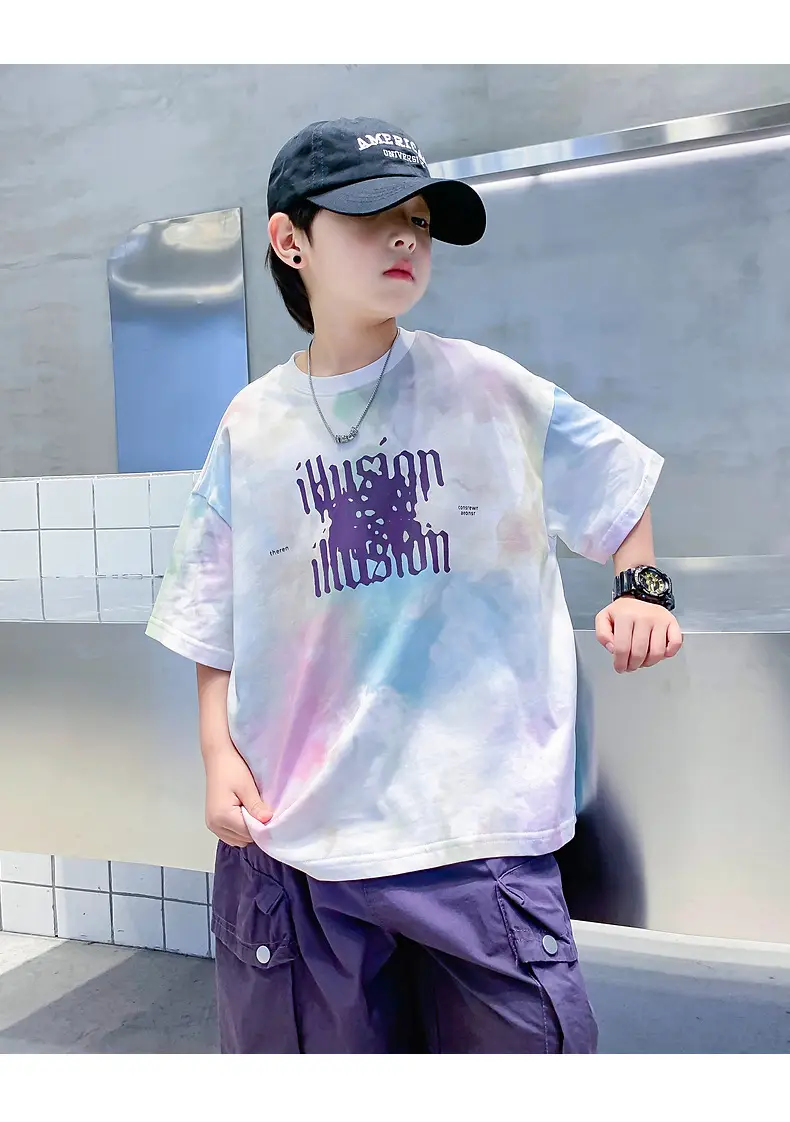 Boys Tie-Dye Ice Feel T-Shirt 2026 — feature 16