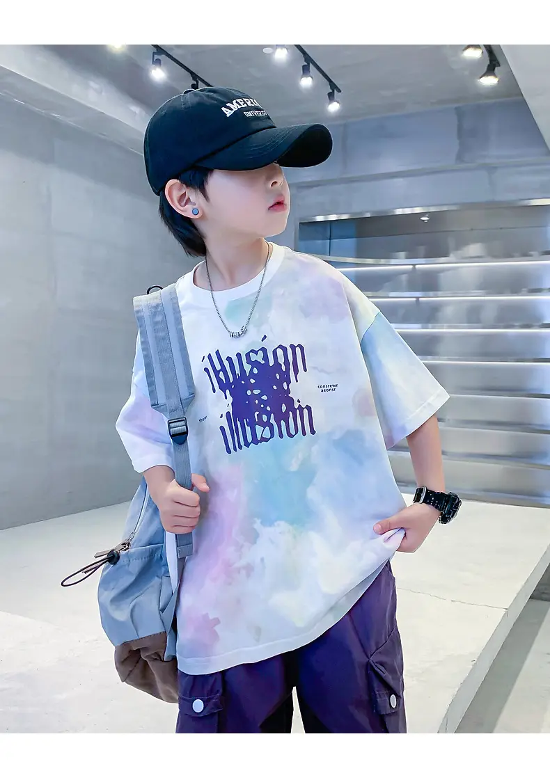 Boys Tie-Dye Ice Feel T-Shirt 2026 — feature 18