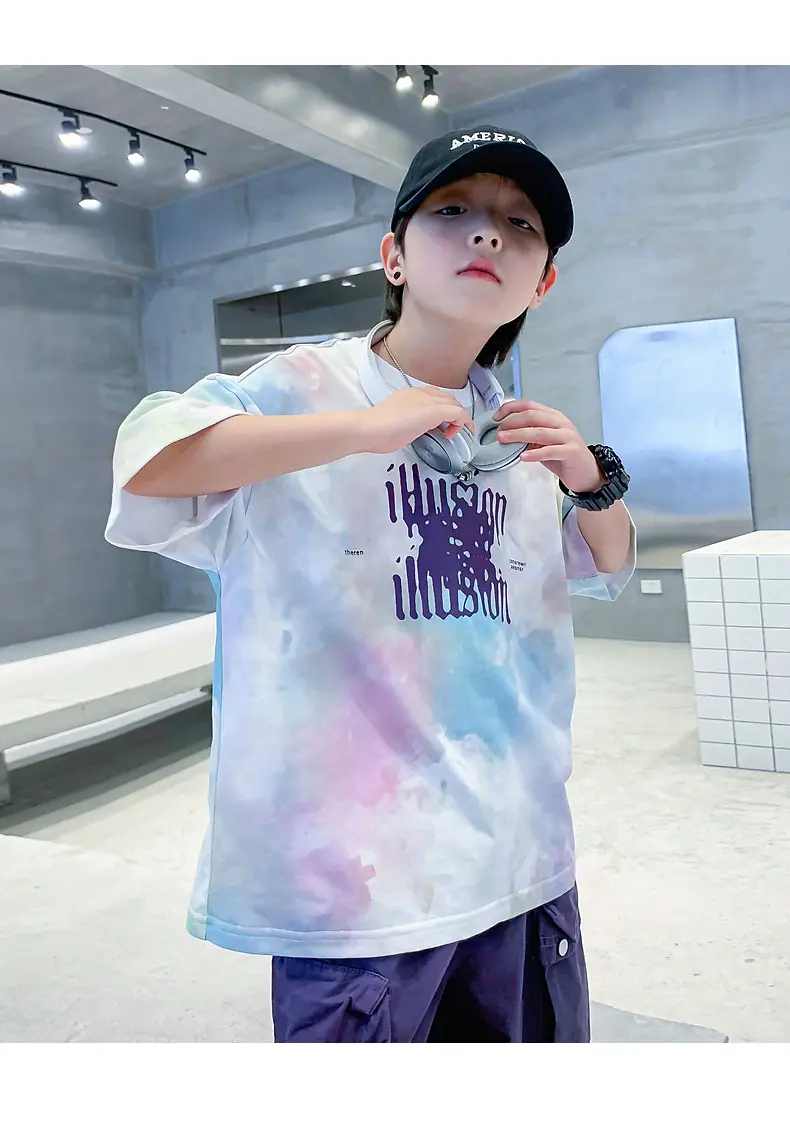 Boys Tie-Dye Ice Feel T-Shirt 2026 — feature 19