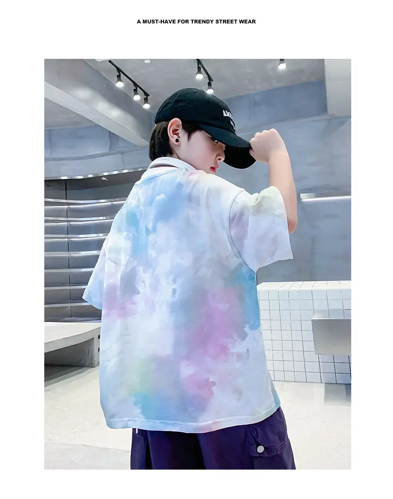Boys Tie-Dye Ice Feel T-Shirt 2026 — feature 2