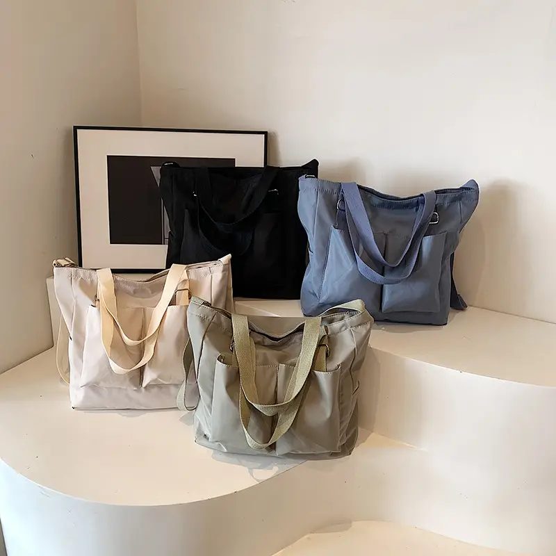 Korean Style Crossbody Bag for Women Large Capacity Solid Color - Image 5
