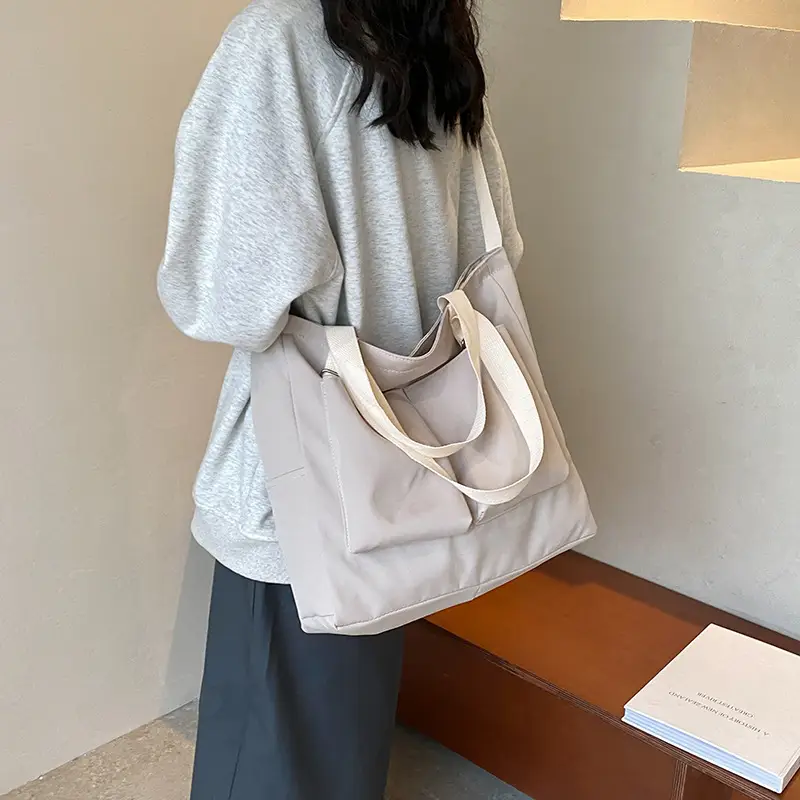 Korean Style Crossbody Bag for Women Large Capacity Solid Color - Image 7