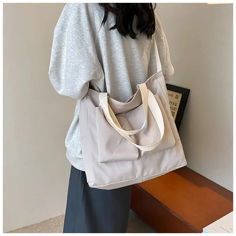 Korean Style Crossbody Bag for Women Large Capacity Solid Color — feature 12