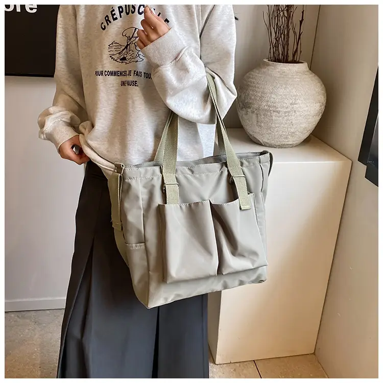Korean Style Crossbody Bag for Women Large Capacity Solid Color — feature 7