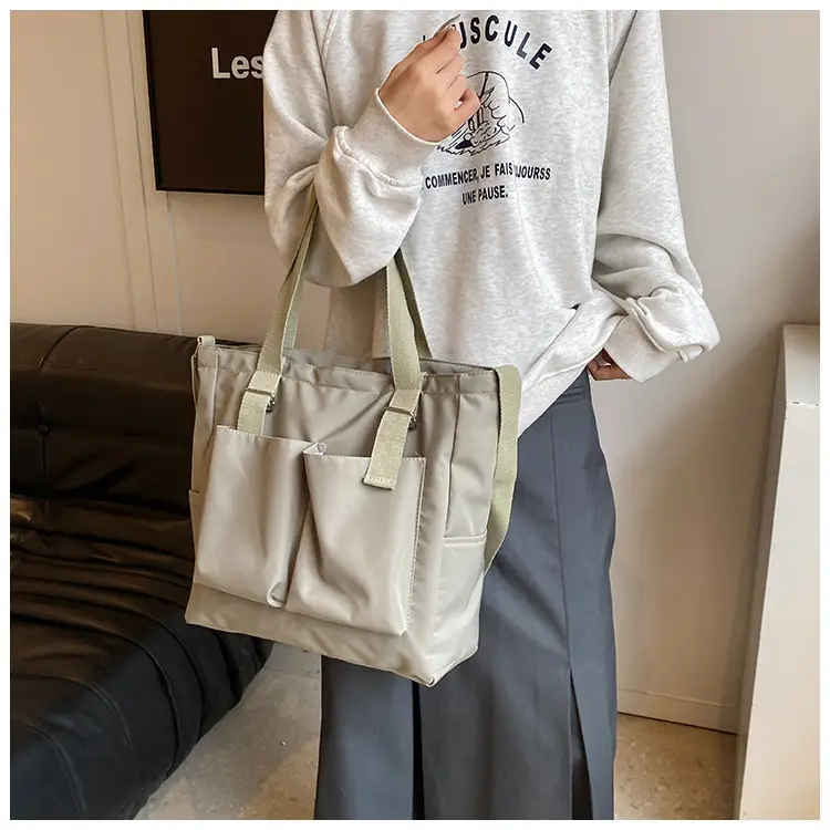 Korean Style Crossbody Bag for Women Large Capacity Solid Color — feature 8