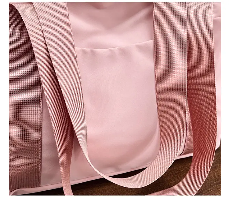Women Japanese Style Tote Bag Pink Black Lightweight All-match — feature 7