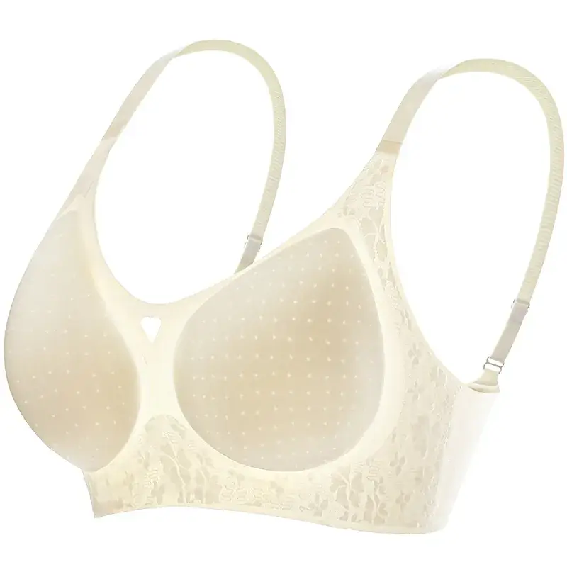 Black Ultra-Thin Jelly Glue Bra for Women - Image 9
