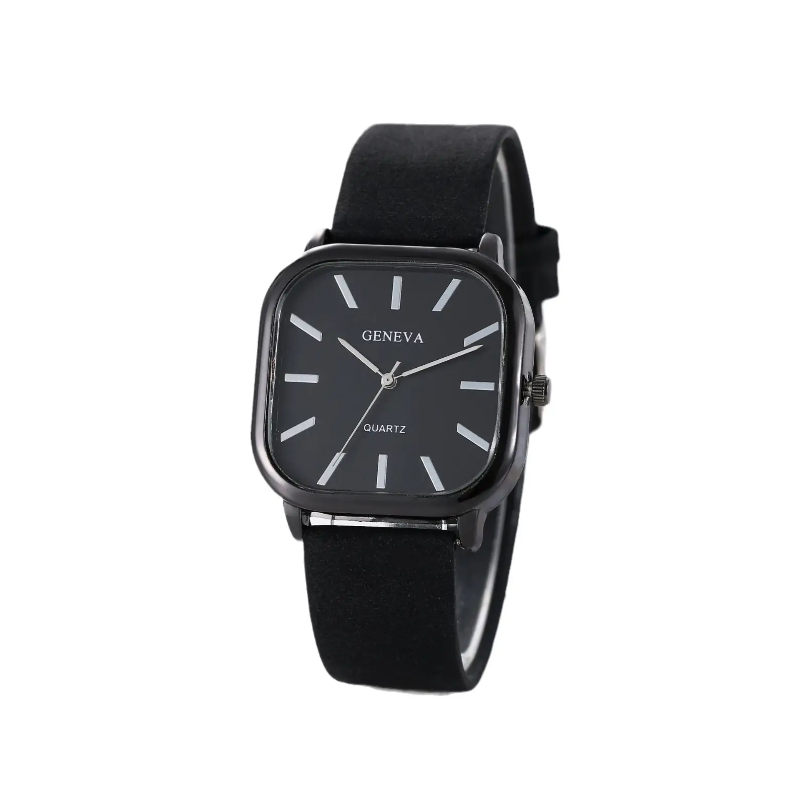 Women's Quartz Watch with Frosted Band & Rose Gold Square Dial - Image 6