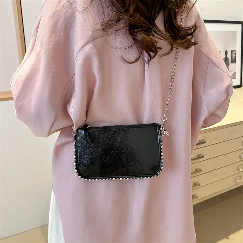 Black Korean Style Crossbody Bag for Women 2024 - Image 9