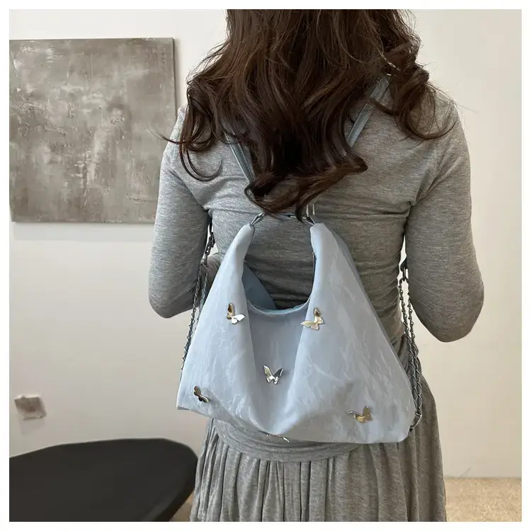 Women's Beige Embroidered Shoulder Crossbody Bag 2024 — feature 10