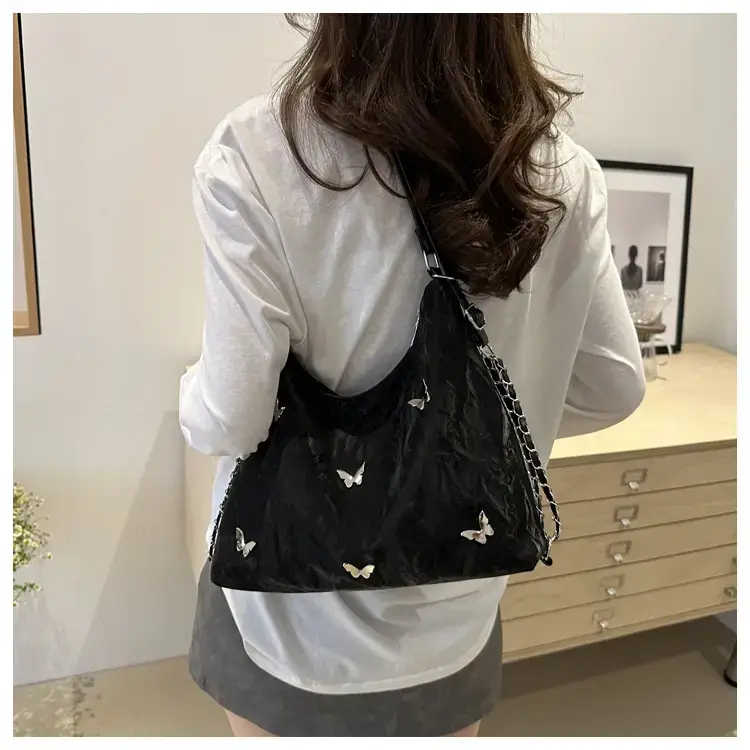 Women's Beige Embroidered Shoulder Crossbody Bag 2024 — feature 16