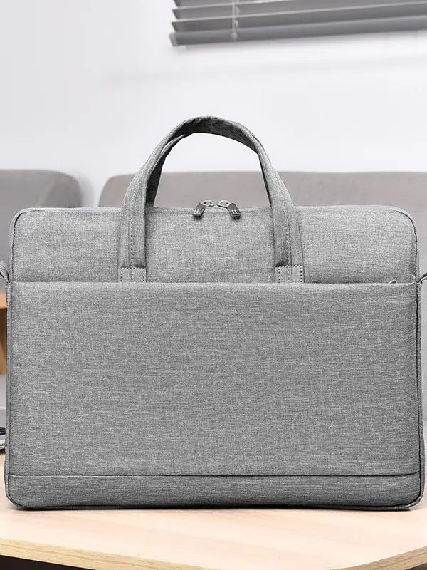 Light Blue Laptop Shoulder Bag for Men Women 15.6" - Image 17