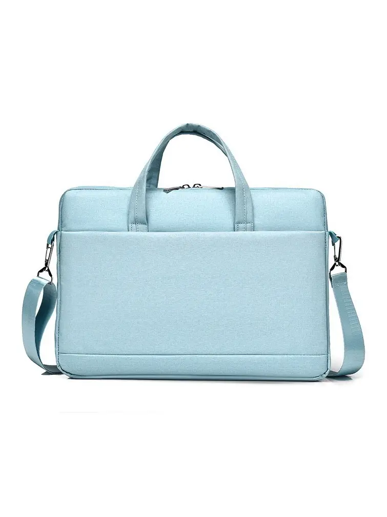 Light Blue Laptop Shoulder Bag for Men Women 15.6" - Image 20