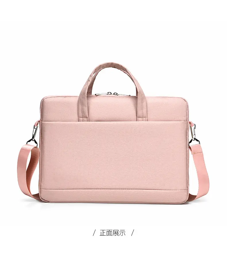 Light Blue Laptop Shoulder Bag for Men Women 15.6" — feature 33