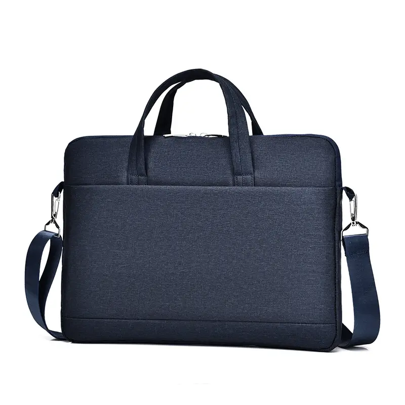 Light Blue Laptop Shoulder Bag for Men Women 15.6" - Image 11