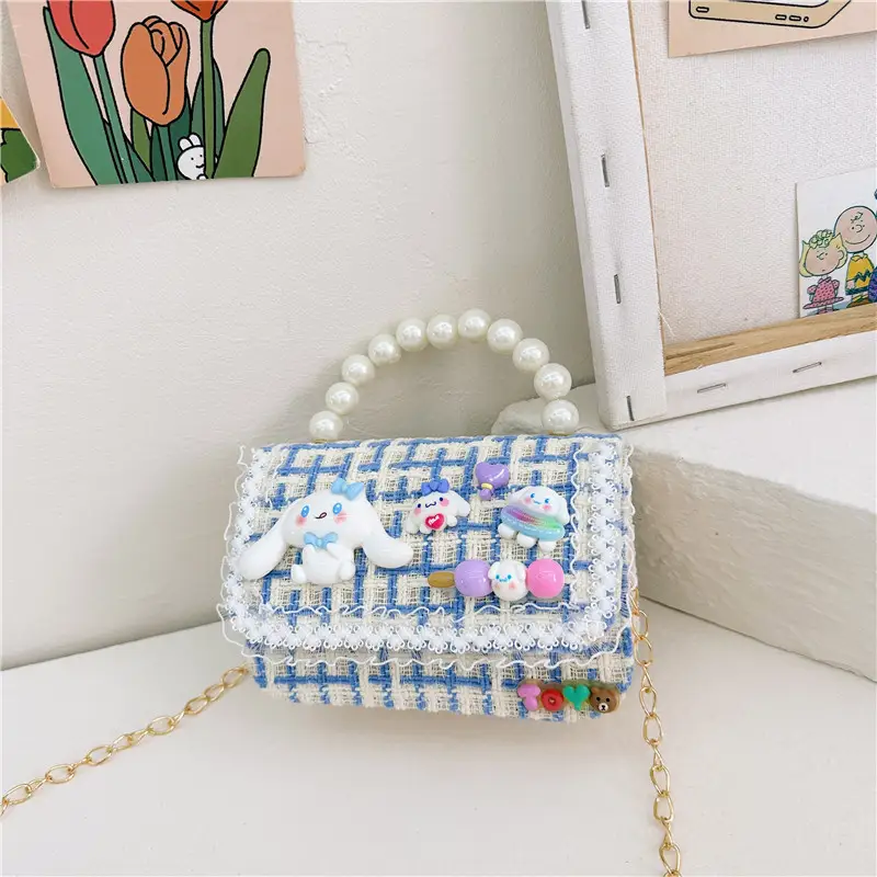 Children's Pearl Beaded Messenger Bags Set of 5 - Image 10